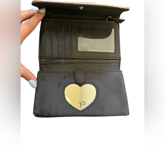 Victoria's Secret Metallic Rose Gold Wristlet - Picture 2 of 6